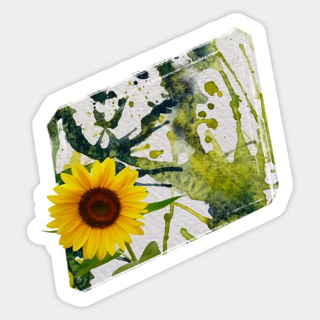 Spring Musings - Sunflower 3 Sticker by Musings Home Decor